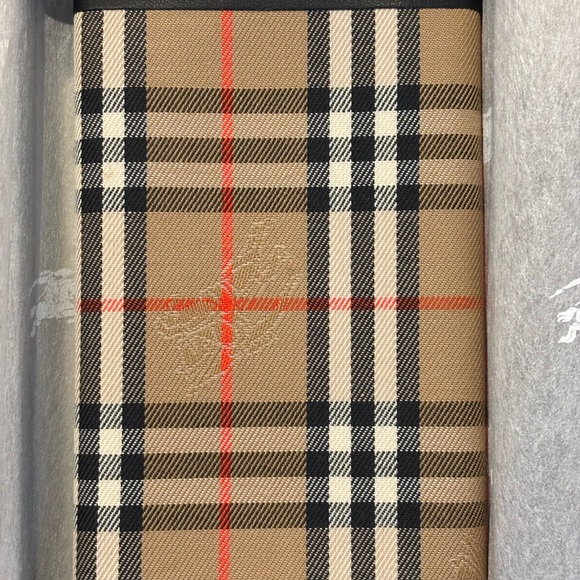 Burberry Other - New Burberry Novacheck Black Wallet/Planner